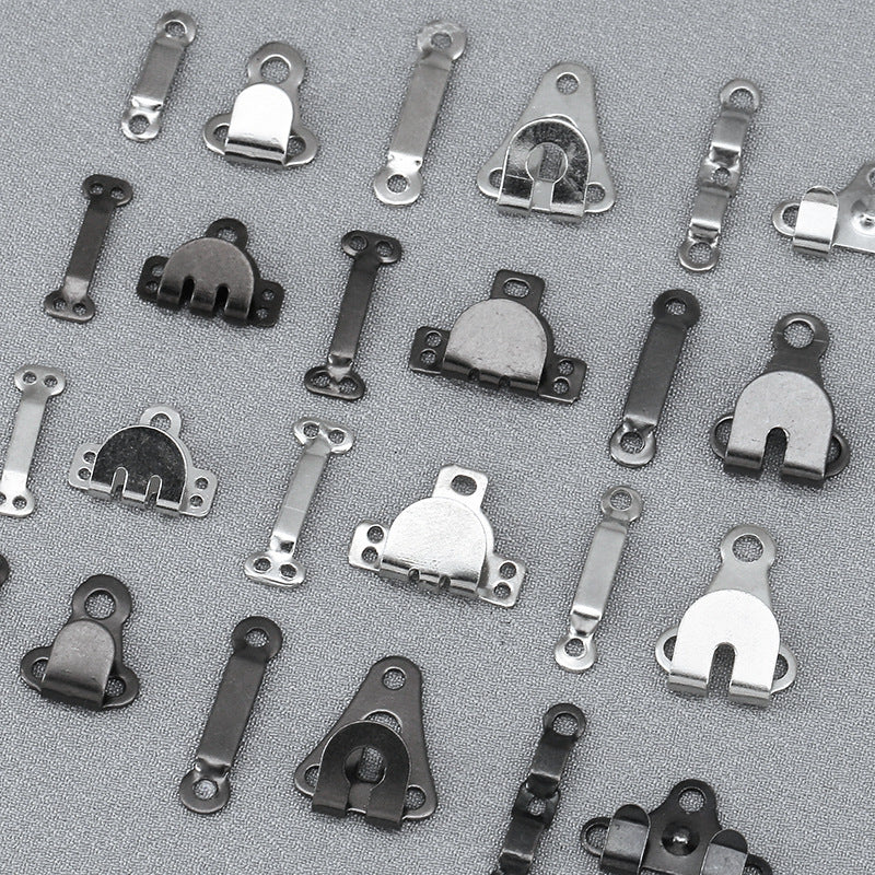High Quality Brass Buttons Metal Buckles Trousers Hook And Bar For Pants-44