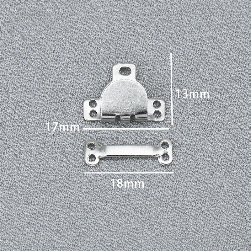 High Quality Brass Buttons Metal Buckles Trousers Hook And Bar For Pants-44