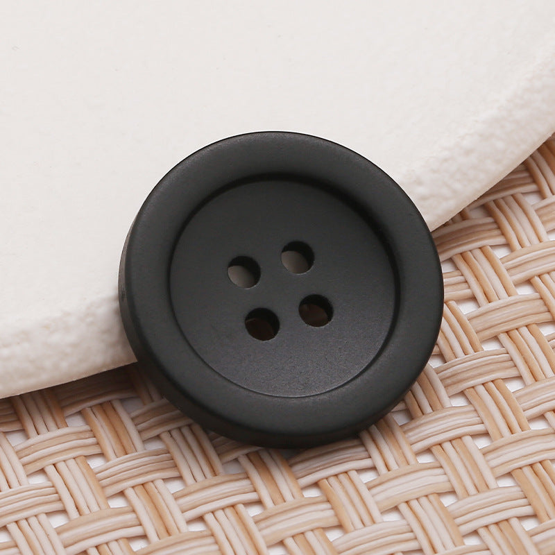 Resin Round Pattern Four-eye Sewing on Garment Buttons Shirt Fabric Storage Box Hand-stitched Clothing Coat Suit Buttons-45