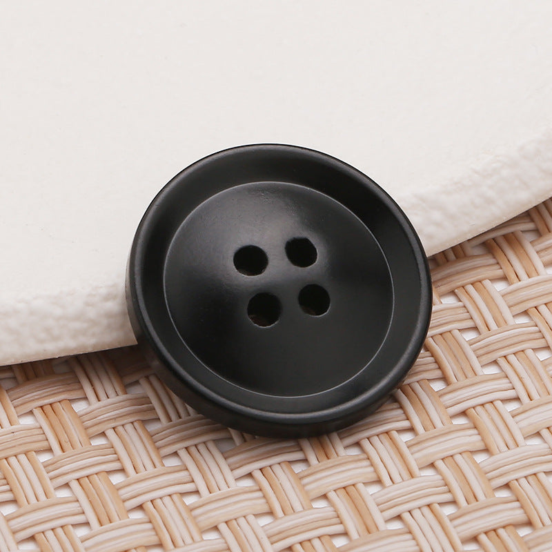 Resin Round Pattern Four-eye Sewing on Garment Buttons Shirt Fabric Storage Box Hand-stitched Clothing Coat Suit Buttons-45