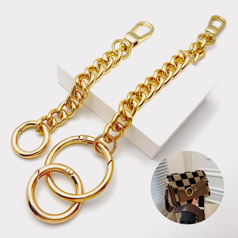 Metal Brass Decoration Chains Lipstick Bag Handle Replacement Bag Chain With Lobster Hooks Clasp Extension Chain-45