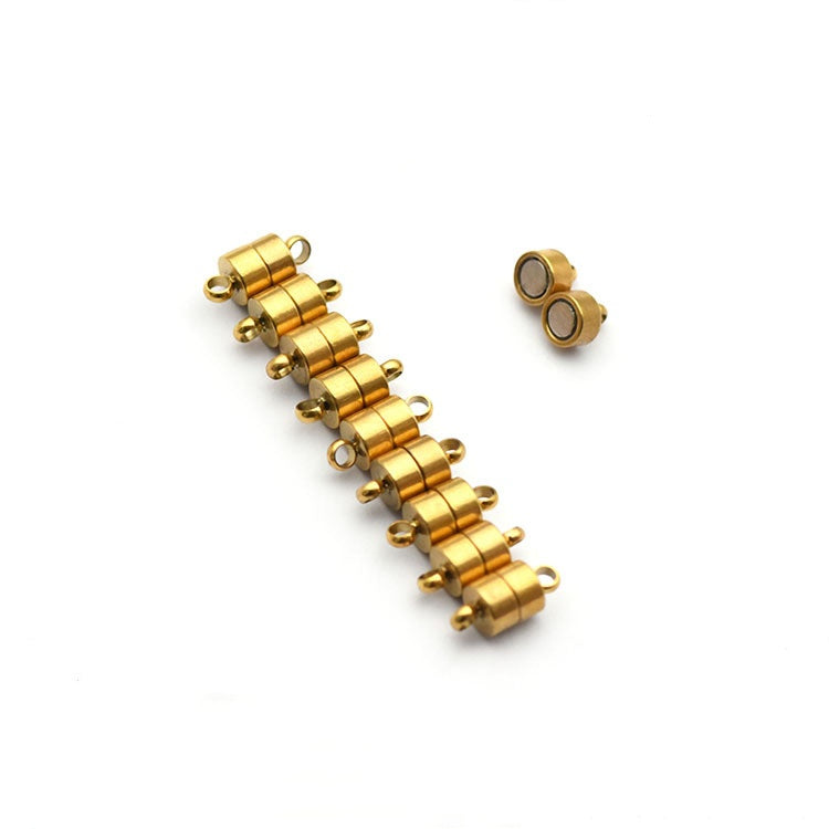 Wholesale Cylindrical Shape Copper Plated Connectors Beaded Bracelet Jewelry Clasp Jewelry Accessories-45