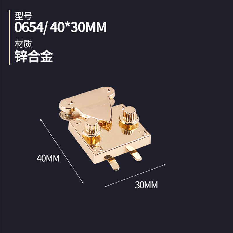 Exquisite Handbag Metal Decoration Accessories Bag Clasp Lock-45