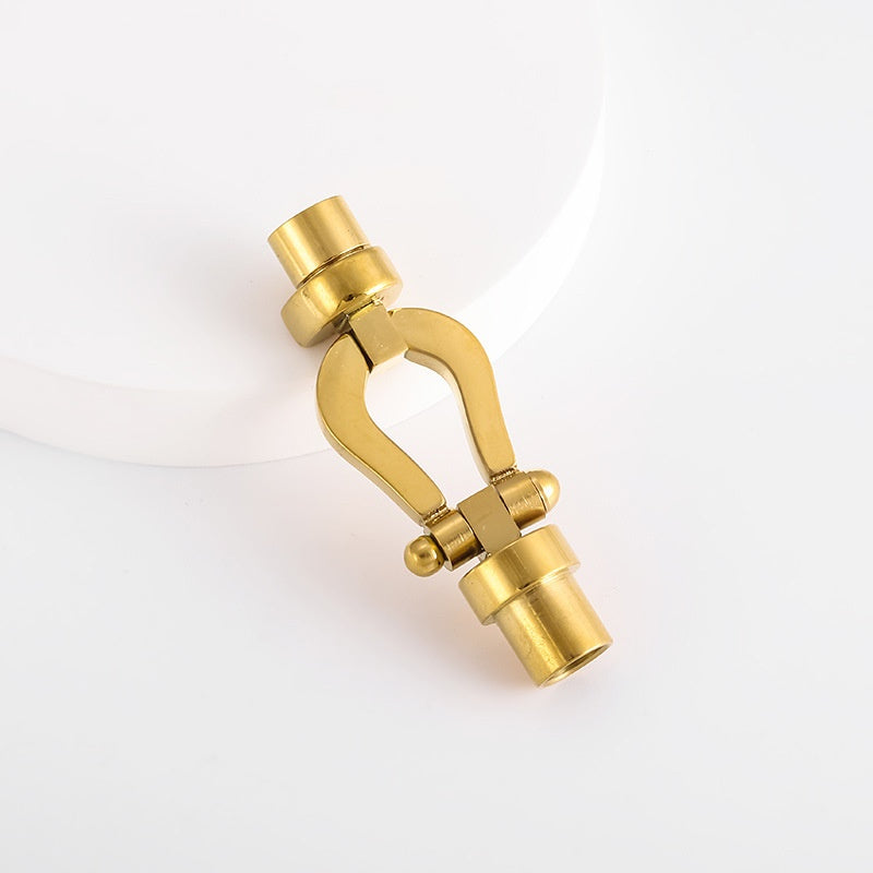 New Finding Stainless Steel Head End Crimp Connector For Necklace and Bracelet for DIY Jewelry Making-46