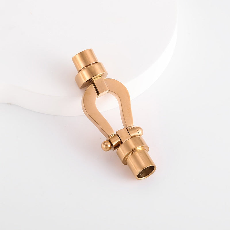 New Finding Stainless Steel Head End Crimp Connector For Necklace and Bracelet for DIY Jewelry Making-46
