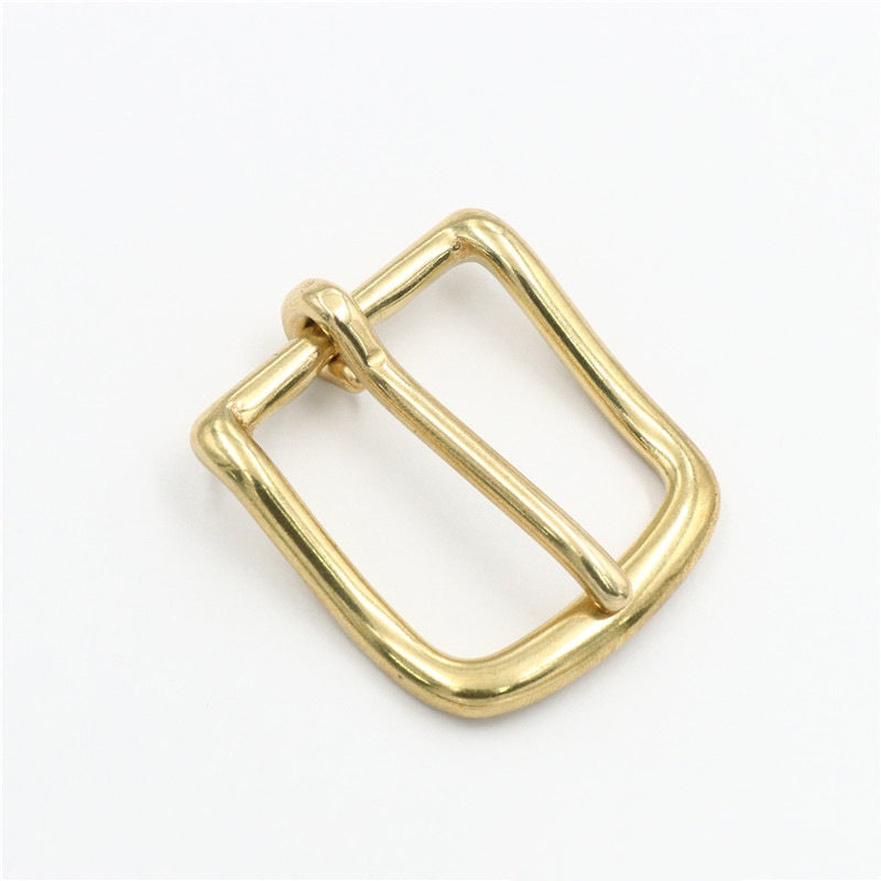 Solid Brass Belt Buckle 13-38mm Men's Adjustable Bag Strap Buckle Hardware for Leather Belt Accessories Pin Buckles-47