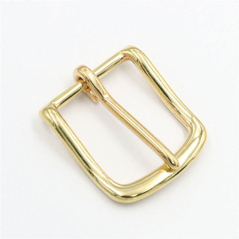 Solid Brass Belt Buckle 13-38mm Men's Adjustable Bag Strap Buckle Hardware for Leather Belt Accessories Pin Buckles-47