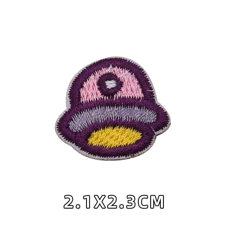 2025 factory customized cute cartoon teddy bear daisy flower clothes scarf decoration patch embroidery cloth paste-47