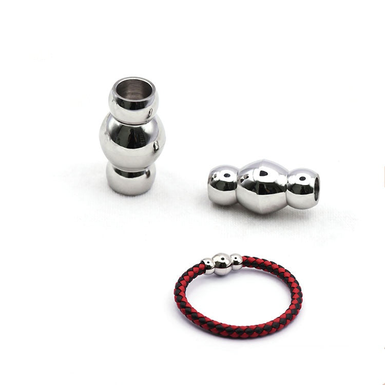 China Factory stainless steel round 3/4/5/6mm iron buckle DIY bracelet necklace Ankle chain connector jewelry making accessories-47