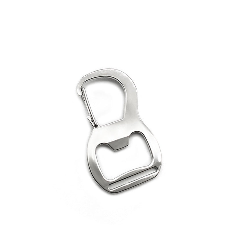 Factory direct sale high quality zinc alloy webbing bottle opener accessories hook multifunction Lanyard keychain-47