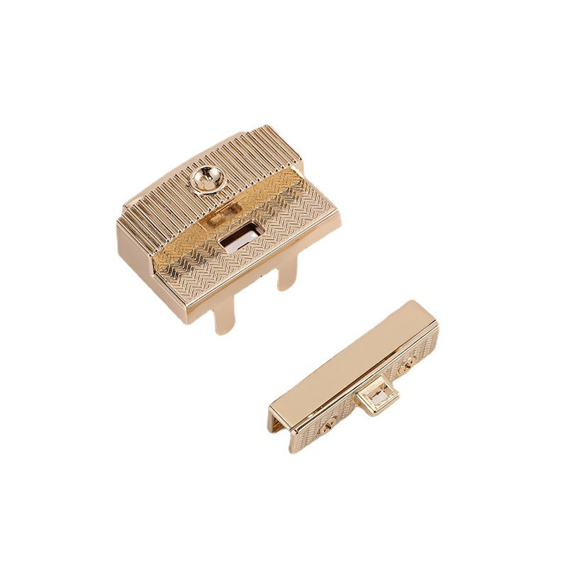 Alloy Lock Fashion Quality Push Lock For DIY Handbag Bag Purse Luggage Hardware Closure Bag Parts Accessories-47