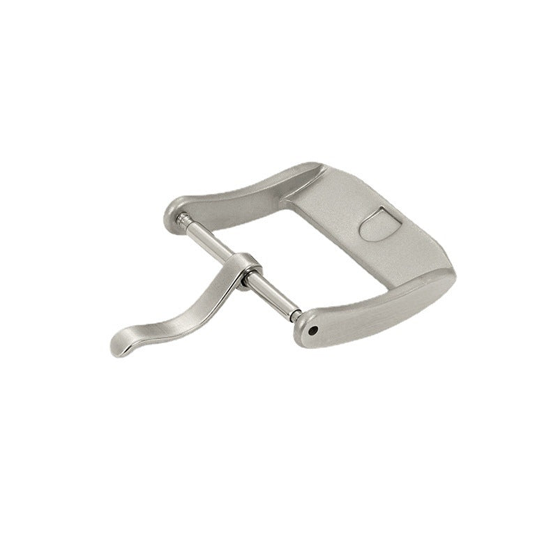 stainless steel watch band clasp buckle 18-20mm brushed metal watchbands strap pin buckle-47