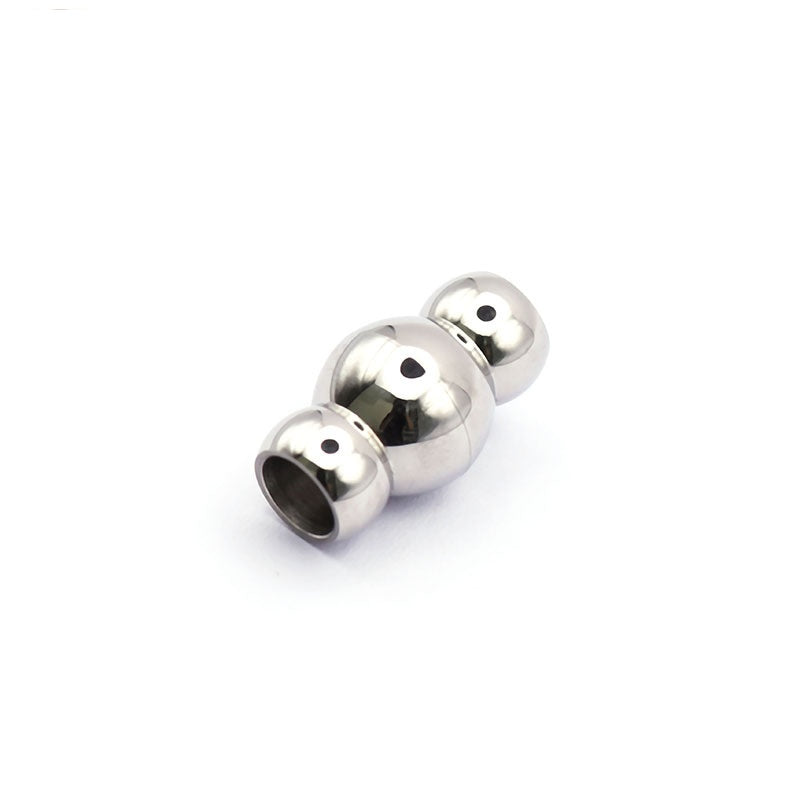 China Factory stainless steel round 3/4/5/6mm iron buckle DIY bracelet necklace Ankle chain connector jewelry making accessories-47