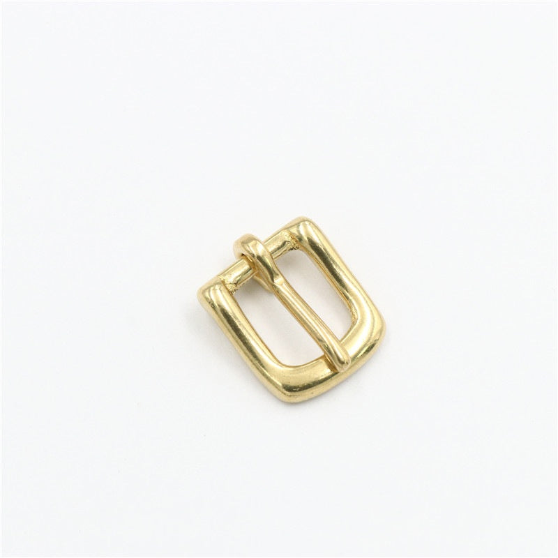 Solid Brass Belt Buckle 13-38mm Men's Adjustable Bag Strap Buckle Hardware for Leather Belt Accessories Pin Buckles-47