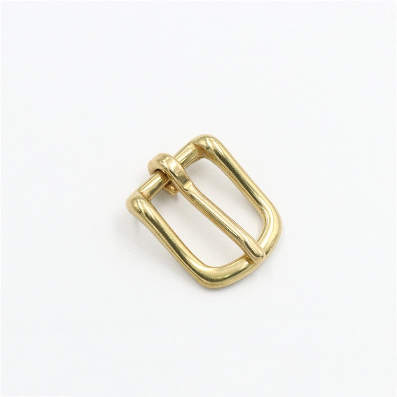 Solid Brass Belt Buckle 13-38mm Men's Adjustable Bag Strap Buckle Hardware for Leather Belt Accessories Pin Buckles-47