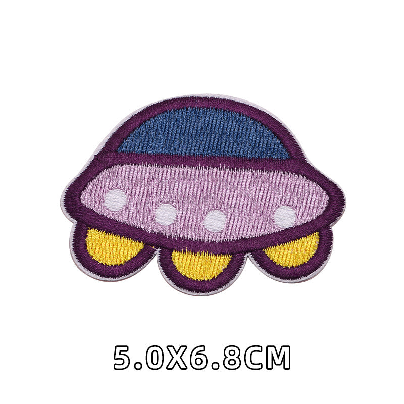 2025 factory customized cute cartoon teddy bear daisy flower clothes scarf decoration patch embroidery cloth paste-47