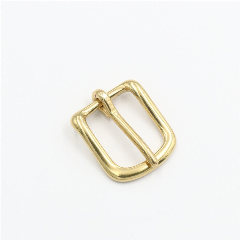 Solid Brass Belt Buckle 13-38mm Men's Adjustable Bag Strap Buckle Hardware for Leather Belt Accessories Pin Buckles-47