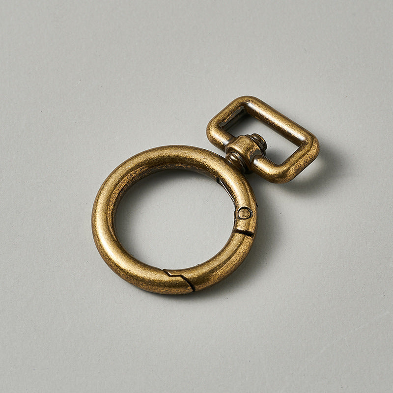 Wholesale golden o ring hooks alloy webbing swivel spring snap hooks for bags-48