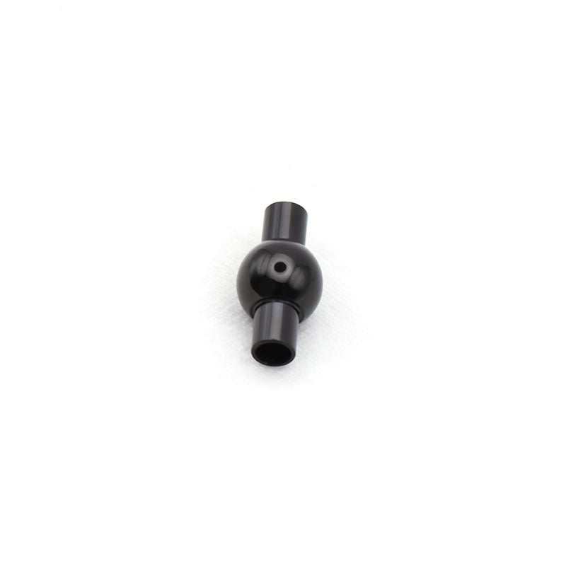 Wholesale Ball Shape Stainless Steel Leather Cord End Cap Clasp Leather Bracelets Connector-48
