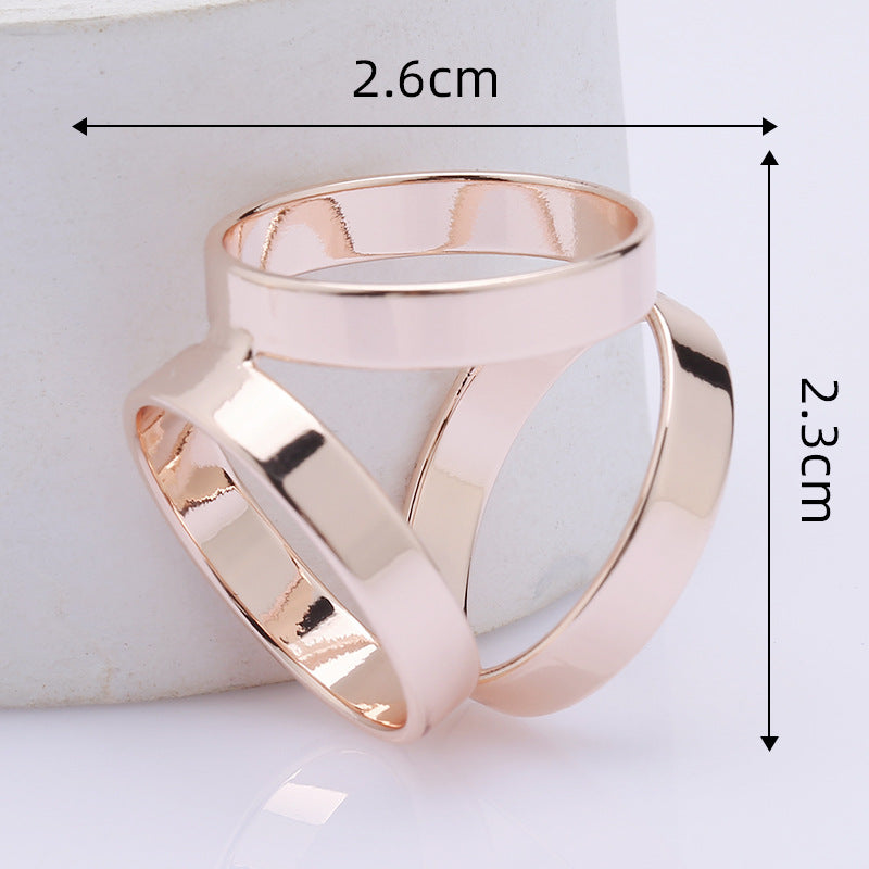Spot Real Gold Electroplating White Orange Black Enamel Scarf Buckle Cross Bow Scarf Jewelry Scarf Shawl Buckle-49