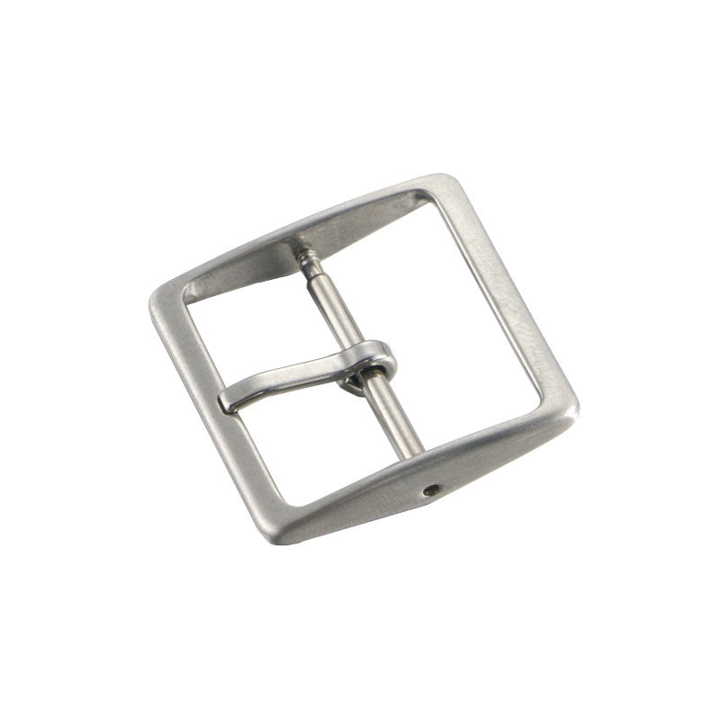 Vacuum PVD Finish Matte Silver Watch Straps Bands Replacement Screw Buckle Clasp-49