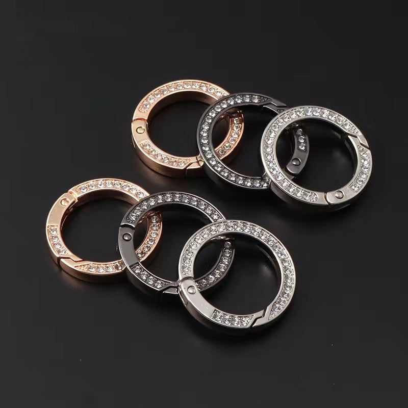 Karwo Direct Manufacturer Metal 32mm Various Color Gate Round Ring Snap Open Hook Spring O Ring-49