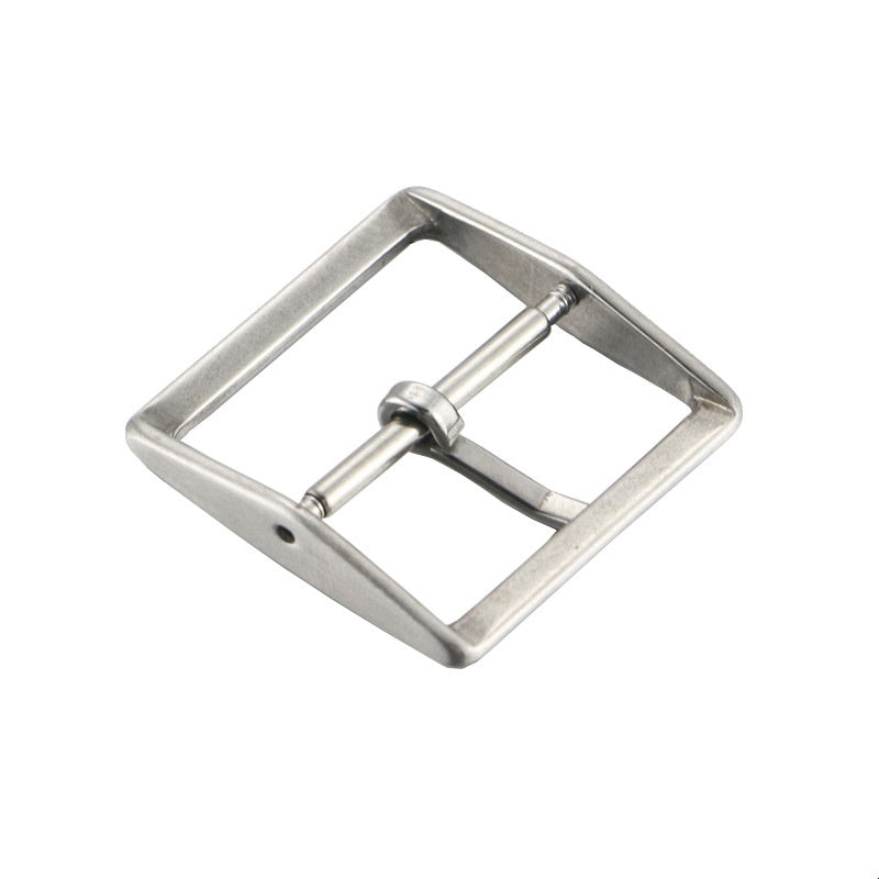 Vacuum PVD Finish Matte Silver Watch Straps Bands Replacement Screw Buckle Clasp-49