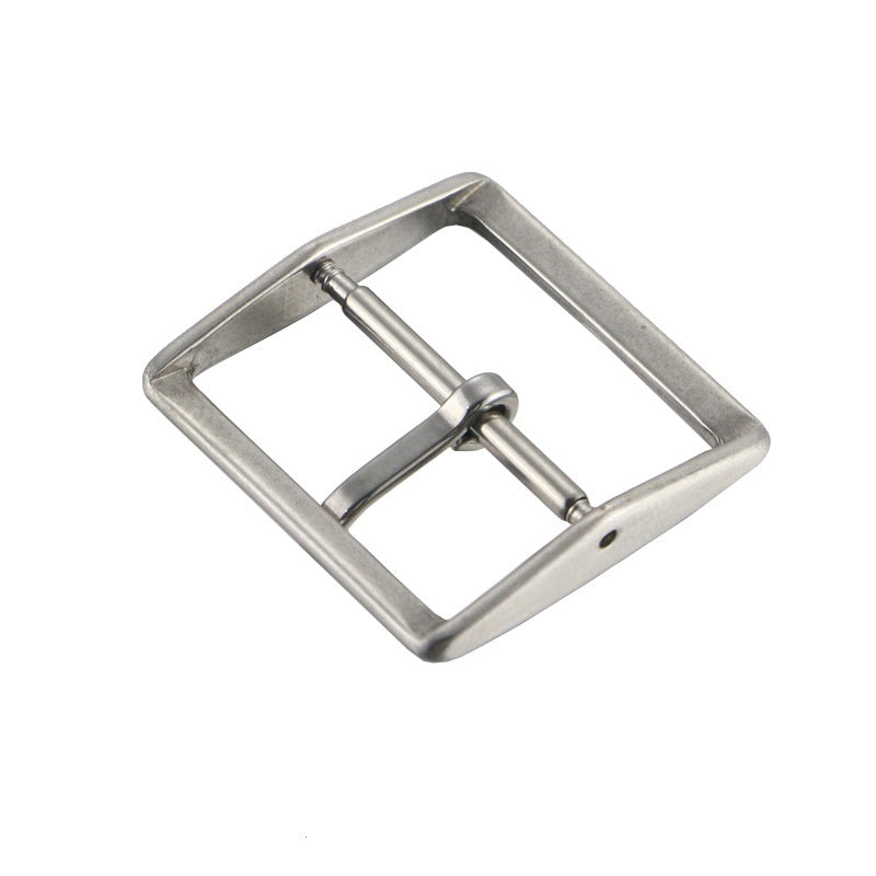Vacuum PVD Finish Matte Silver Watch Straps Bands Replacement Screw Buckle Clasp-49