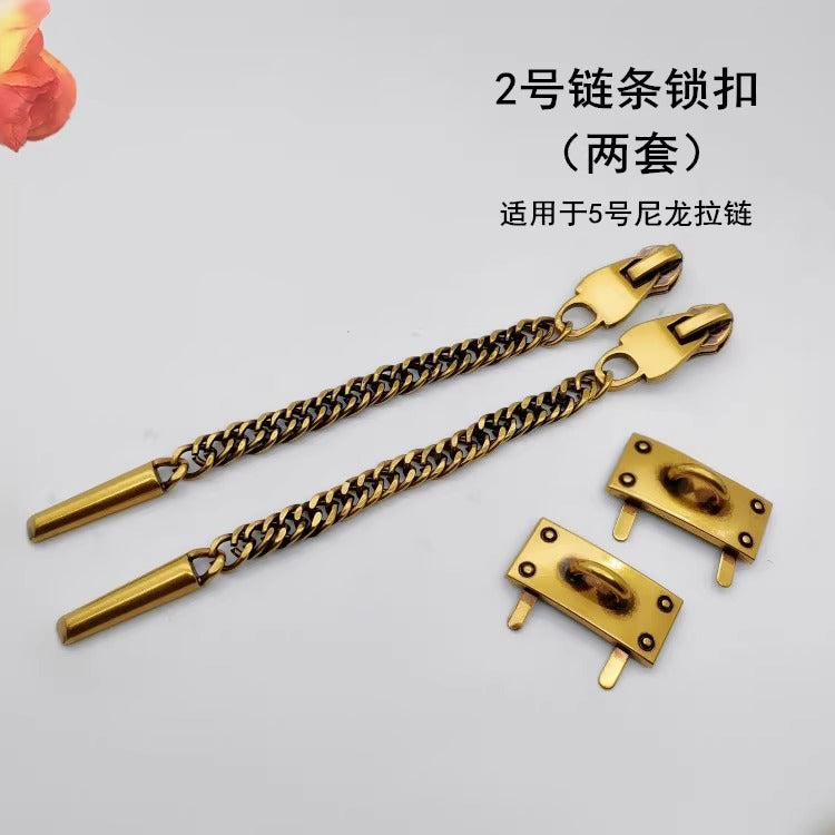 Zipper with lock for boots-136