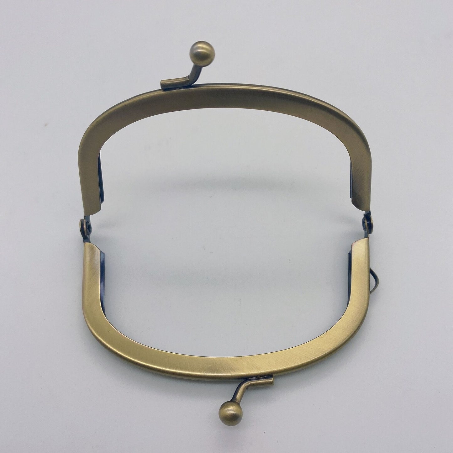 Factory Wholesale Brush Anti Brass Semi-Circle Metal Purse Frame 15*6.3cm DIY Hardware Accessories Bag Part for Handbags-80