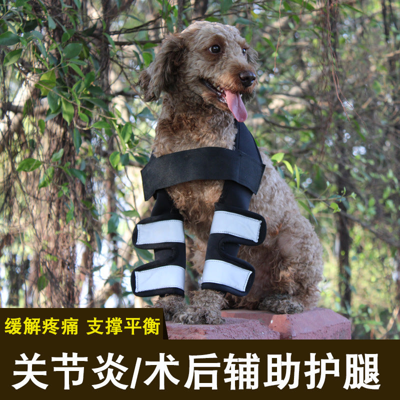 Neoprene Dog Knee Brace for Hind Legs Pet Leg Injury Protective Gear Healthcare Supply-133