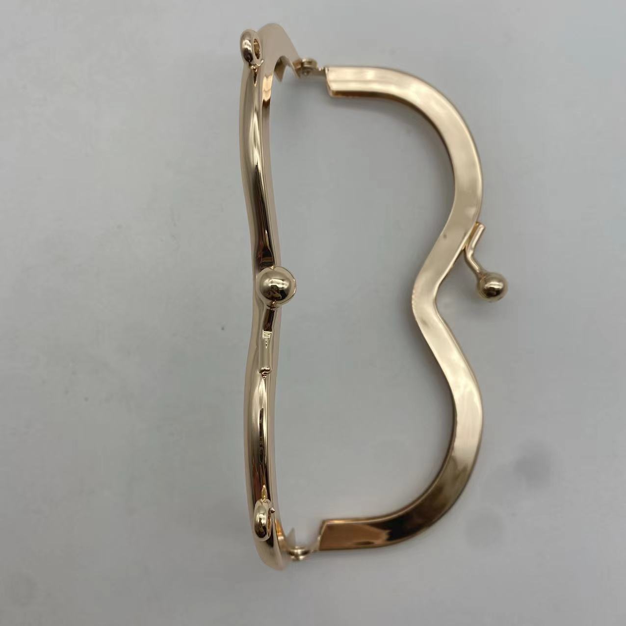 Nickel Double-curved Purse Frame for Glasses Box-48