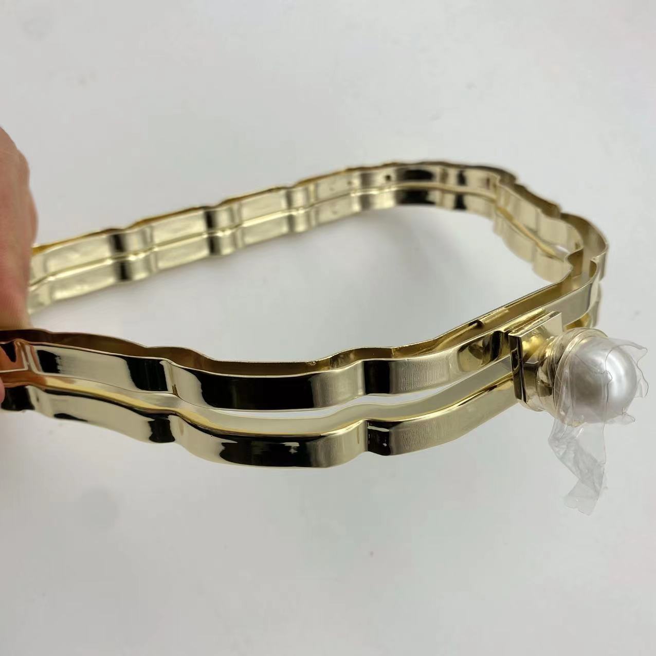 Kiss Lock Frame for Bags with Plastic Cover-51