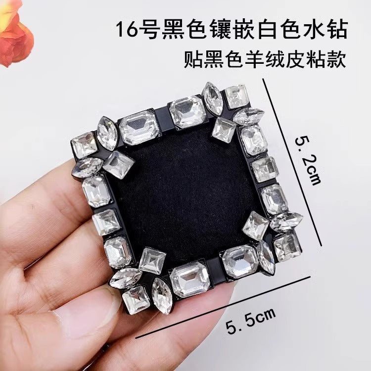 Shiny Crystal Shoe Buckle Metal Buckle for for Women's Shoe-140