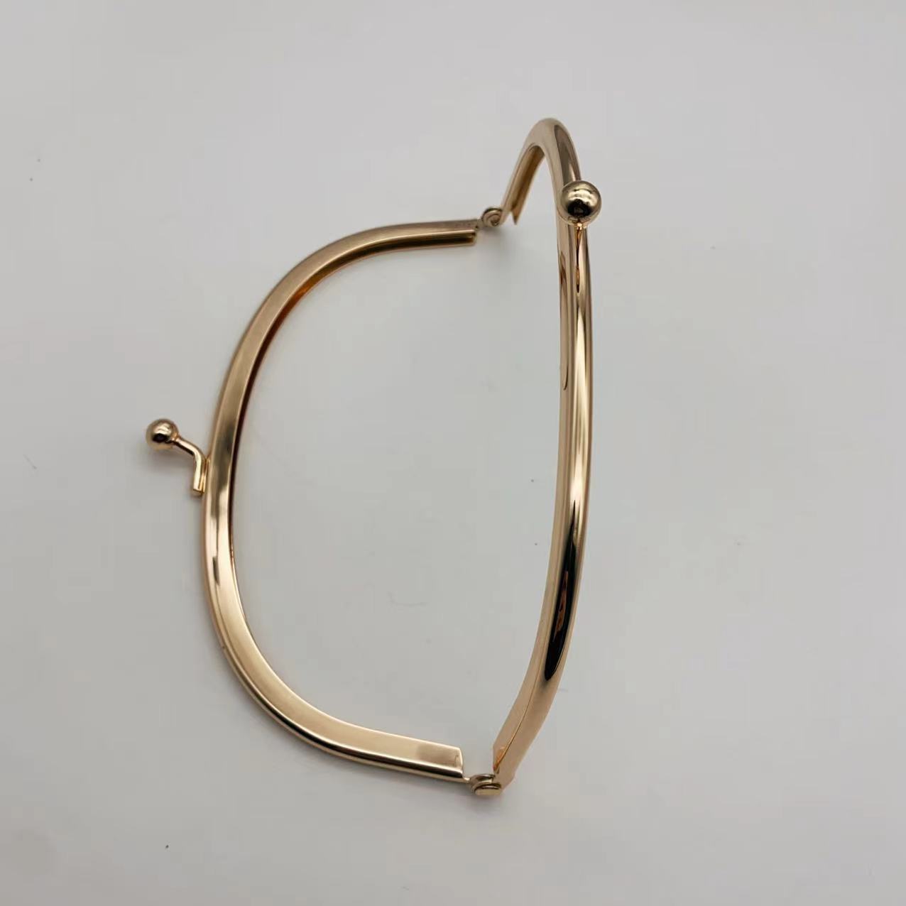 Wholesale Handbag Hardware Accessory Open Channel Kiss Lock Clasp Metal Coin Purse Clutch Frame 6.5/8/9/10.5/12cm for Bag Making-3