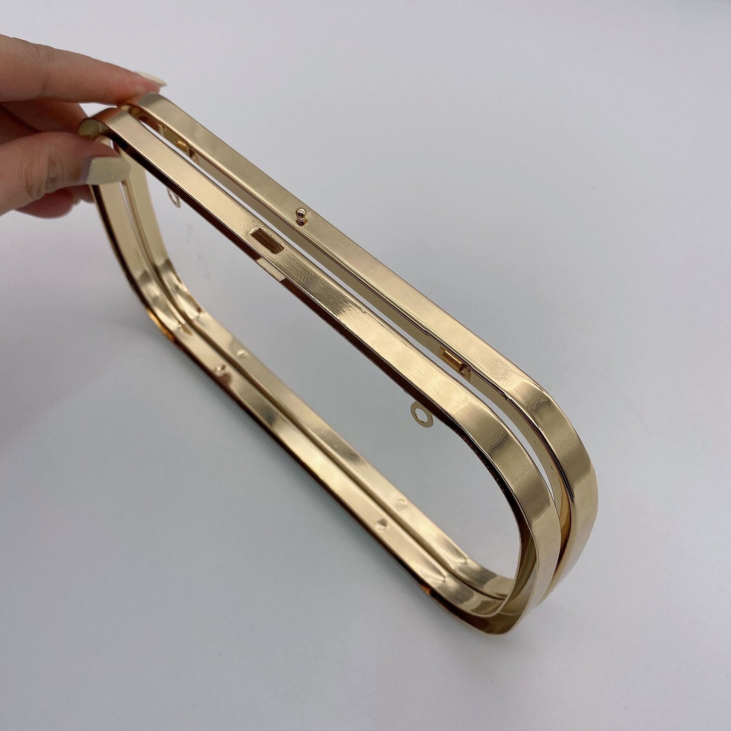 Custom Metal Purse Frame Clutch Box Frame-33