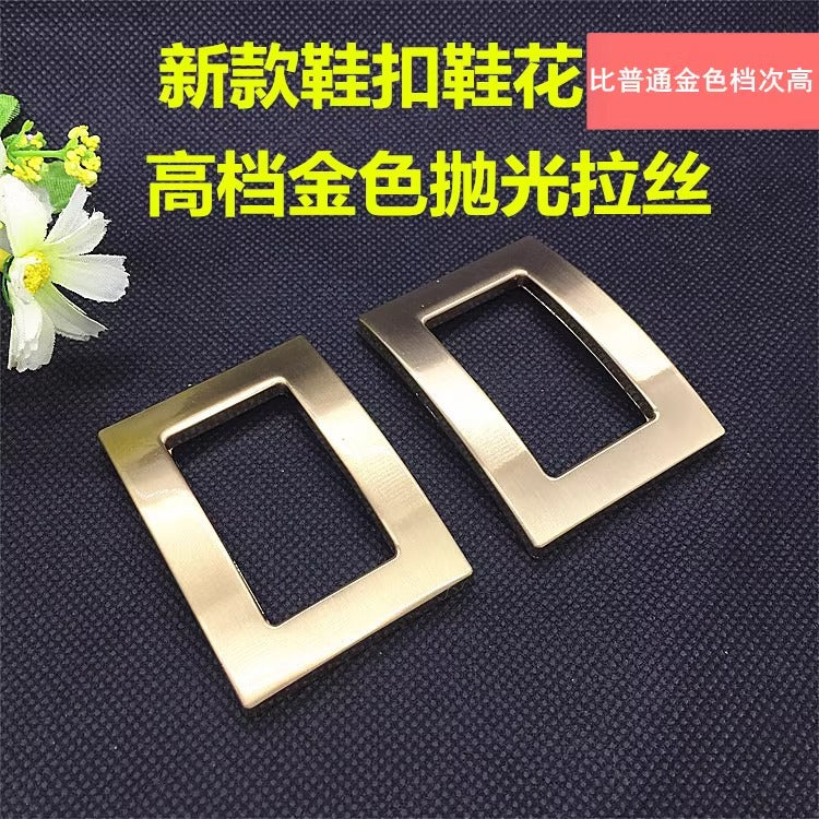 Zinc Alloy square Handbag Retro Metal Seamless Button Hardware Accessories Processing Custom Miscellaneous Buckle-71