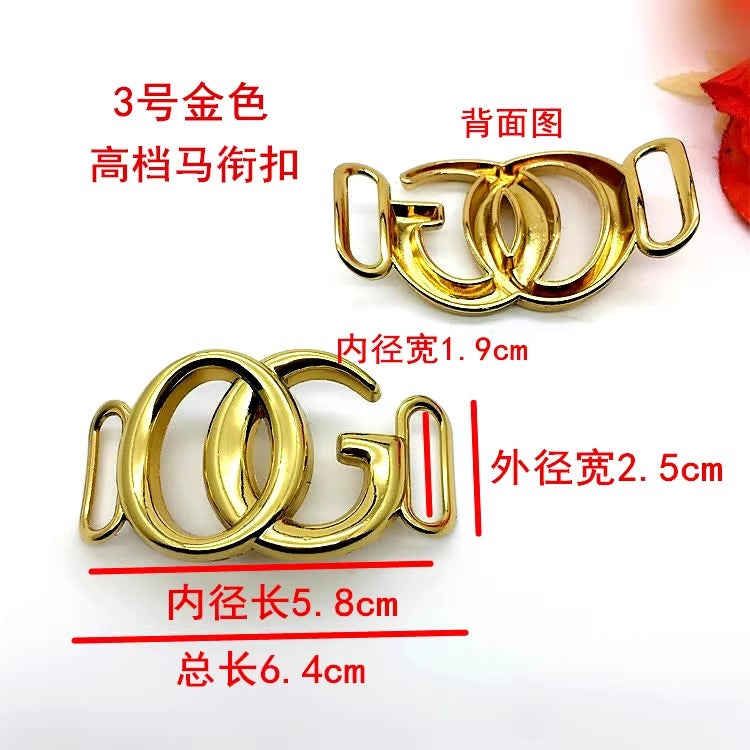 Fashion Gold Metal Shoe Chain Belt Bag Accessories Decorative Shoe Buckle Accessories Shoe Chain Buckle-119