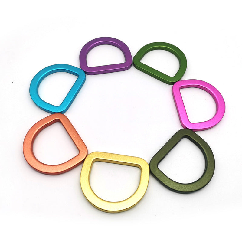 Aluminum d ring buckle triangle d ring for bag strap and pet accessories-5