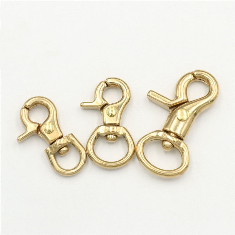 Promotional Keychains Brass Carabiners Metal Key Chain Carabiners Brass Snap Swivel Hook-5