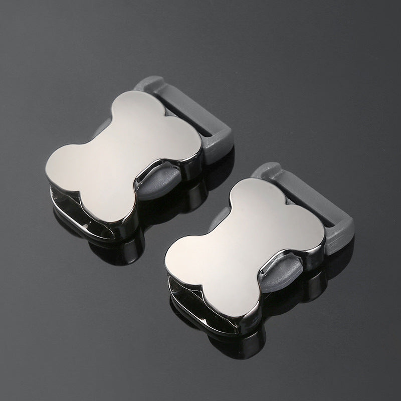 Automatic Quick Release Men Shoe Buckle Black Silver Metal Name Belt Buckles For Shoes Luggage Bags-5