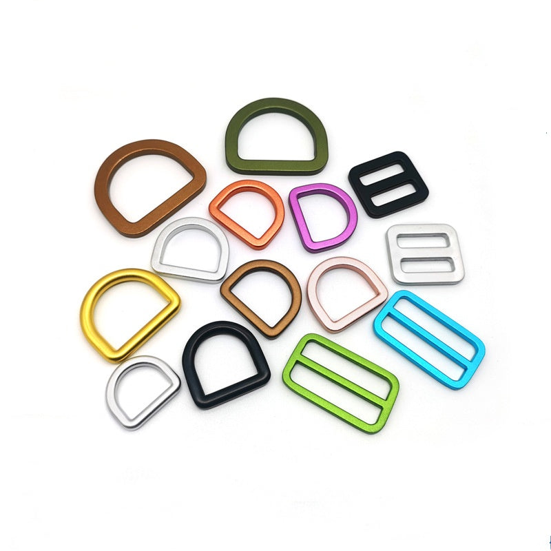 Aluminum d ring buckle triangle d ring for bag strap and pet accessories-5