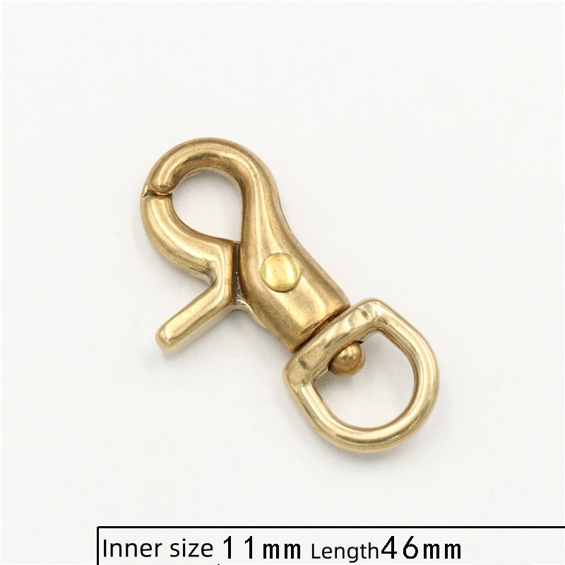 Promotional Keychains Brass Carabiners Metal Key Chain Carabiners Brass Snap Swivel Hook-5