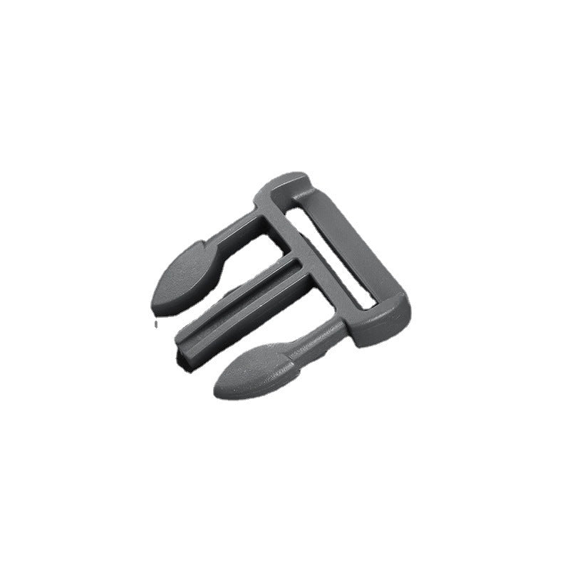 Automatic Quick Release Men Shoe Buckle Black Silver Metal Name Belt Buckles For Shoes Luggage Bags-5