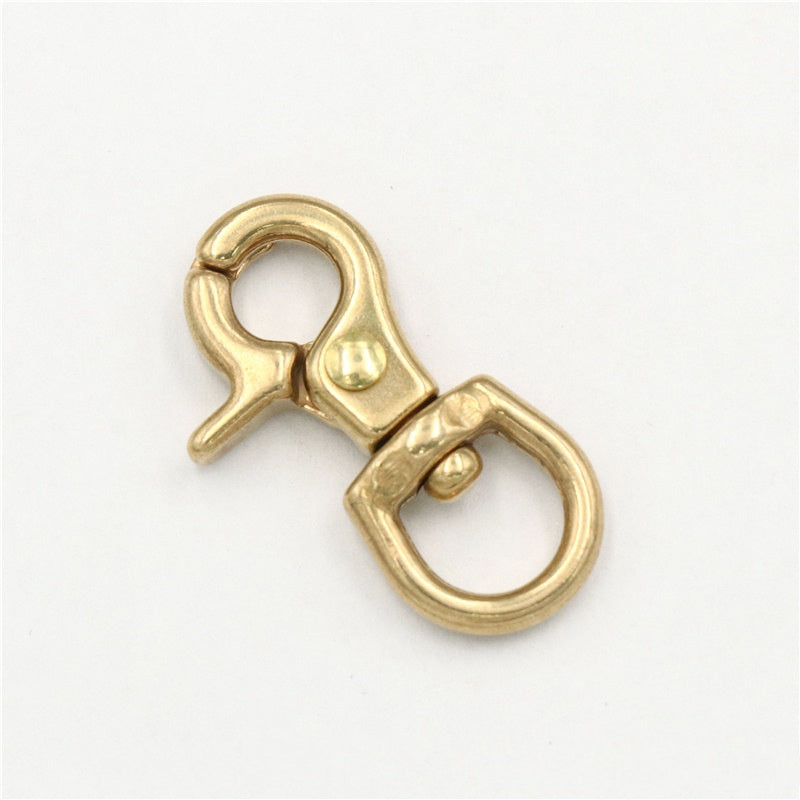 Promotional Keychains Brass Carabiners Metal Key Chain Carabiners Brass Snap Swivel Hook-5