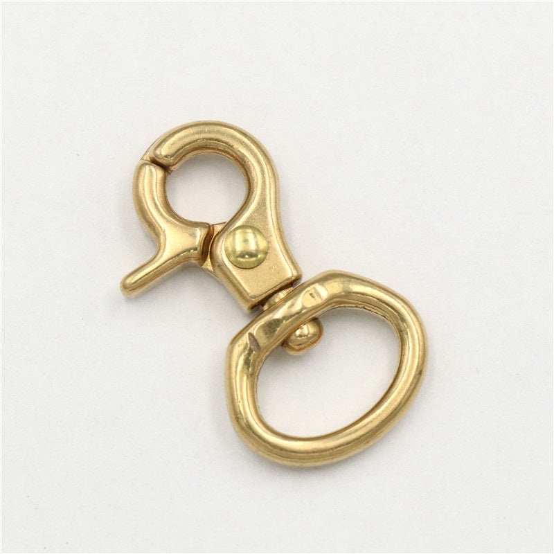 Promotional Keychains Brass Carabiners Metal Key Chain Carabiners Brass Snap Swivel Hook-5