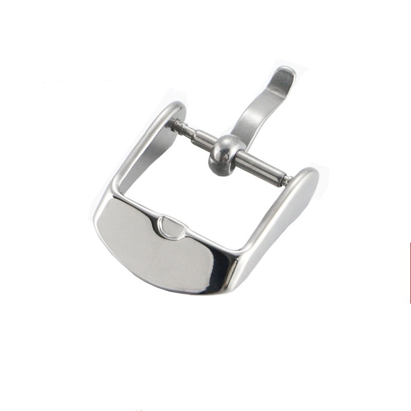 High Quality Screw PVD black 20 22mm with 4mm tongue stainless steel watch band buckle-51