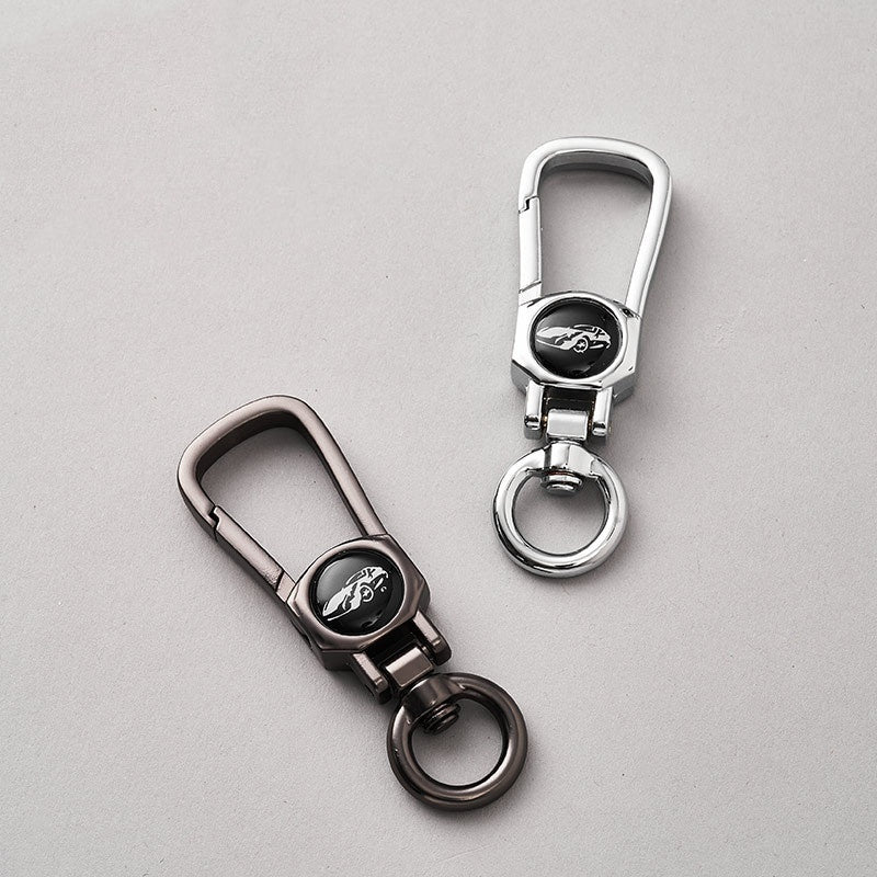 Luxury Metal Pendant Promotional Gifts Creative Metal Horseshoe Buckle Key Chain Custom Logo Car Brand Key Chain-50