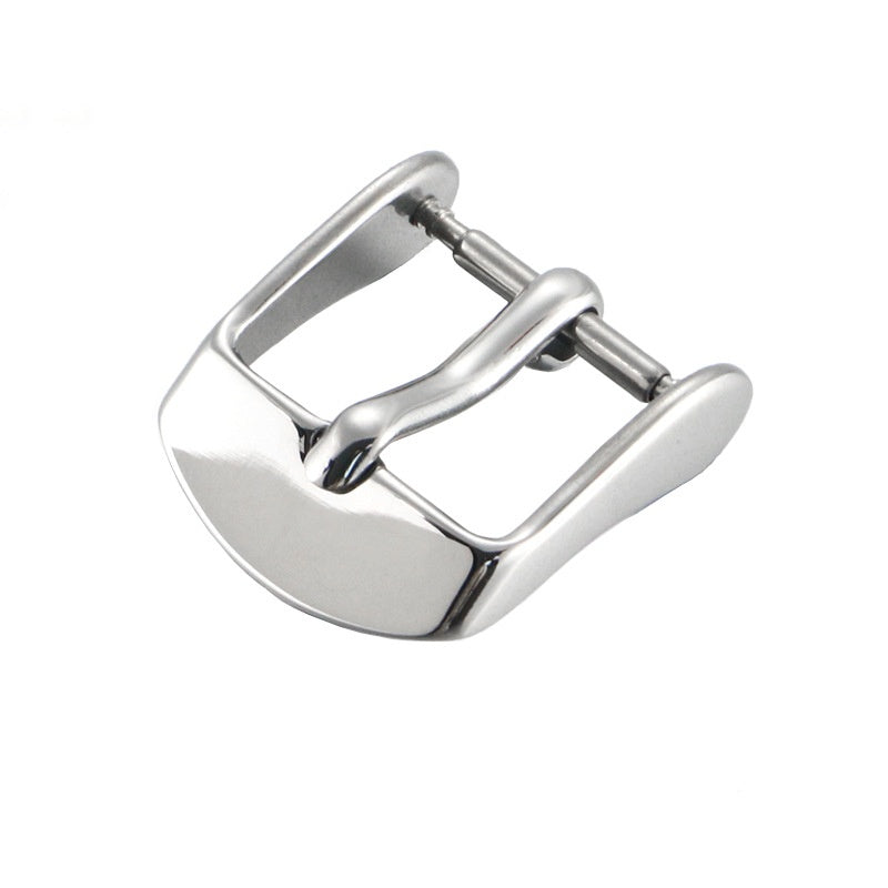 High Quality Screw PVD black 20 22mm with 4mm tongue stainless steel watch band buckle-51