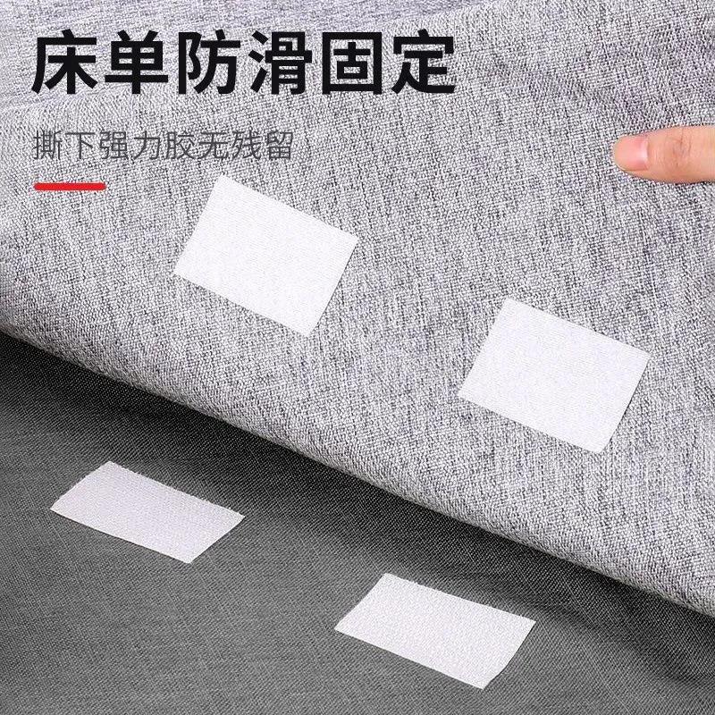 Adjustable Mounting Tape Hook and Loop Fabric Strap With Adhesive Backing
